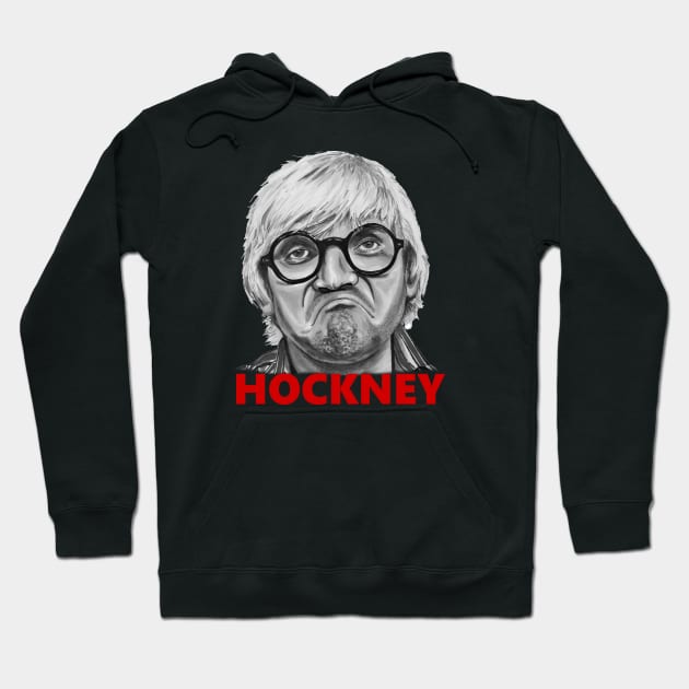 My original portrait of British artist David Hockney Hoodie by smadge